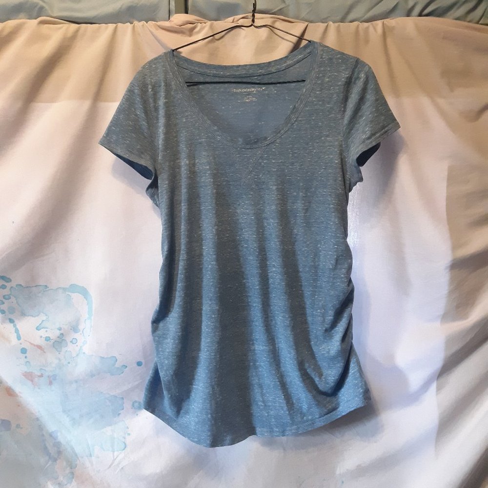 LIZ LANGE Woman's Medium Sky Blue Maternity T-shirt